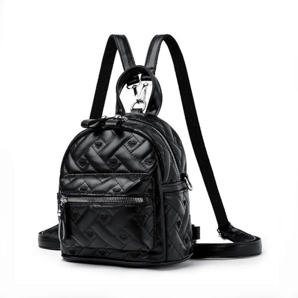 Retro Embossed Women's Shoulder Backpack - Image 6