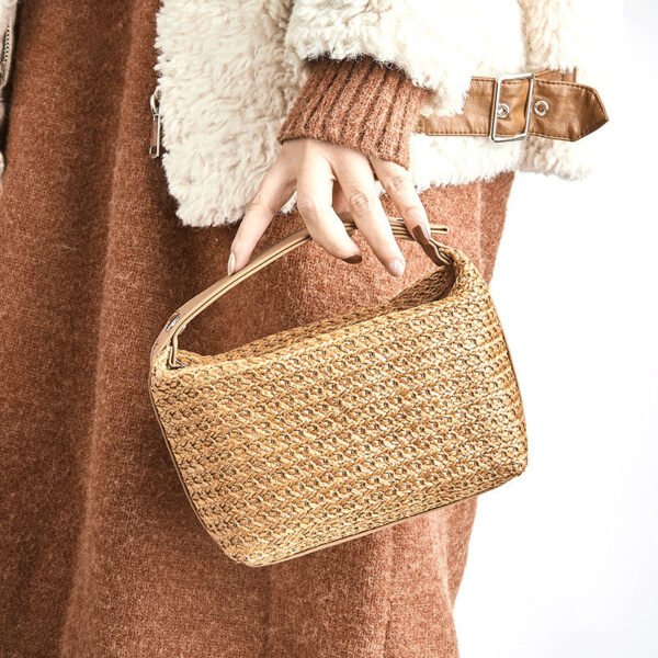 PP Straw Material Makeup Handbag - Image 2