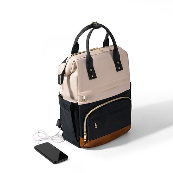 Waterproof Two-tone Travel Bag, Unisex Backpack - Image 8