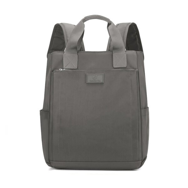 Women's Lightweight Minimalist Canvas Tote Bag Multi-Functional Small Backpack - Image 5
