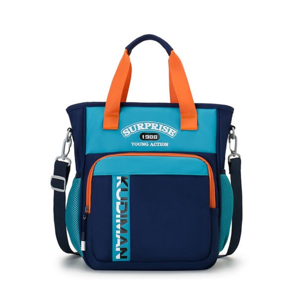 Elementary School Student Tutoring Bag, Ultra-light Children's Sling Bag, Large Capacity Book Bag - Image 7