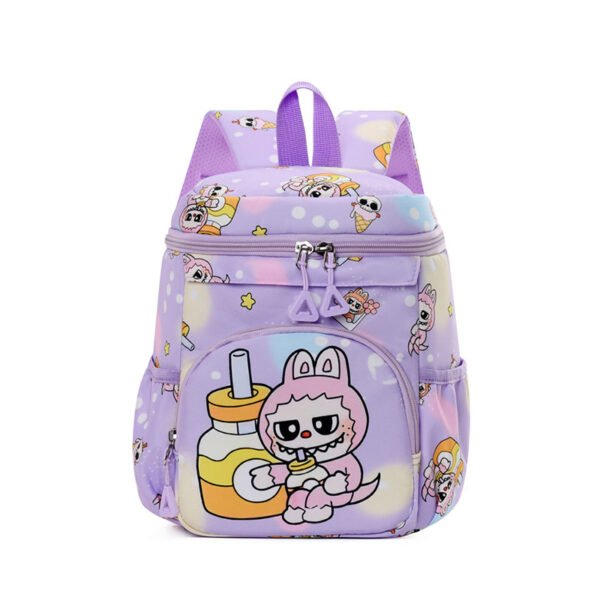 Kindergarten Labubu Cartoon Pattern Children's Backpack Oxford Cloth - Image 8