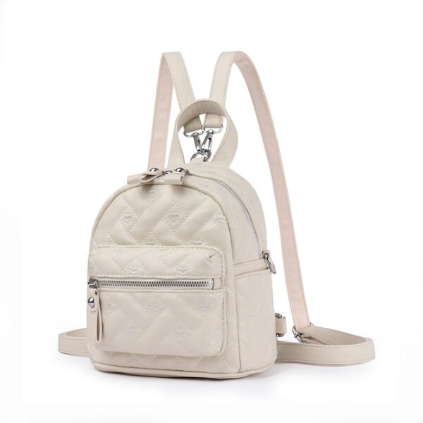Retro Embossed Women's Shoulder Backpack - Image 2