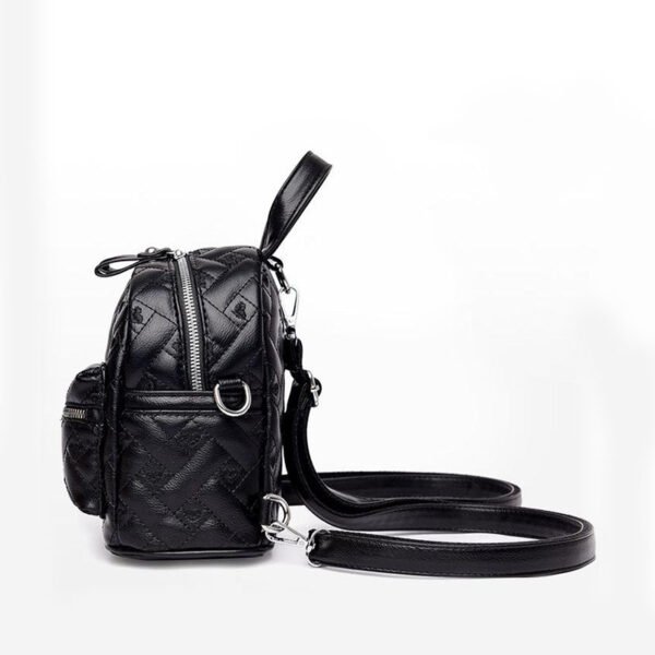 Retro Embossed Women's Shoulder Backpack - Image 5