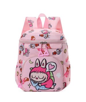 Kindergarten Labubu Cartoon Pattern Children's Backpack Oxford Cloth