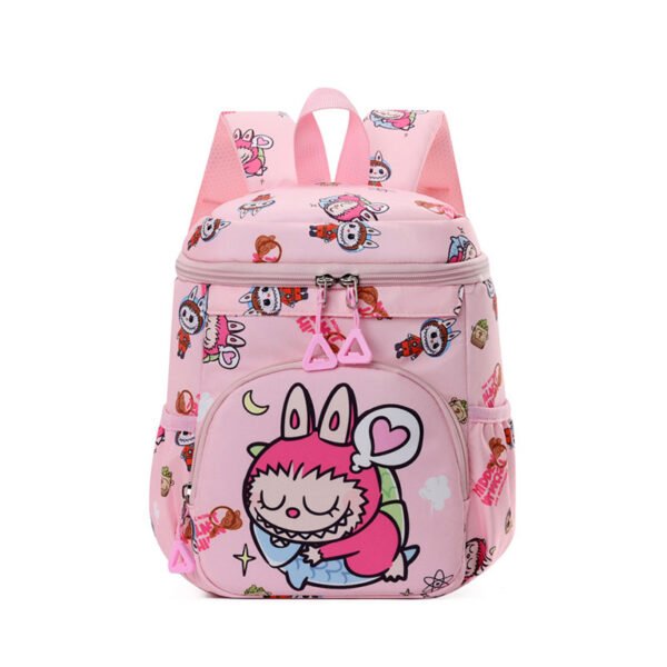 Kindergarten Labubu Cartoon Pattern Children's Backpack Oxford Cloth