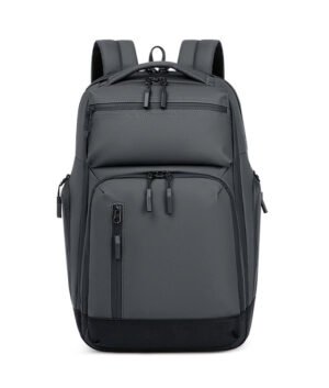 Multi-Compartment Hanging Handle Business Laptop Bag Water-Resistant Backpack for Commuting