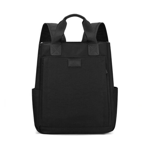 Women's Lightweight Minimalist Canvas Tote Bag Multi-Functional Small Backpack - Image 7