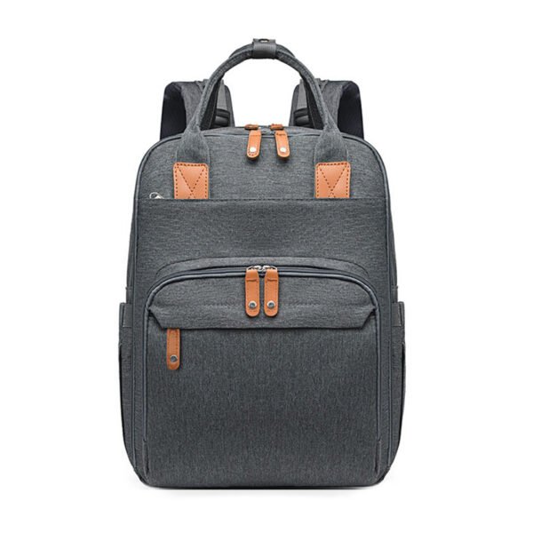 Expandable Mom Bag - Splash-Resistant Multifunctional Waterproof Backpack for Moms and Babies - Image 2