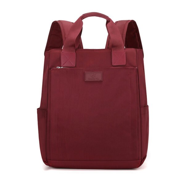 Women's Lightweight Minimalist Canvas Tote Bag Multi-Functional Small Backpack - Image 4