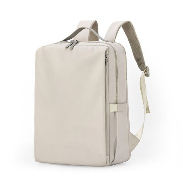 Commuter Shock-Absorbing 15.6-Inch Laptop Backpack for College Students, Unisex Nylon Backpack - Image 2