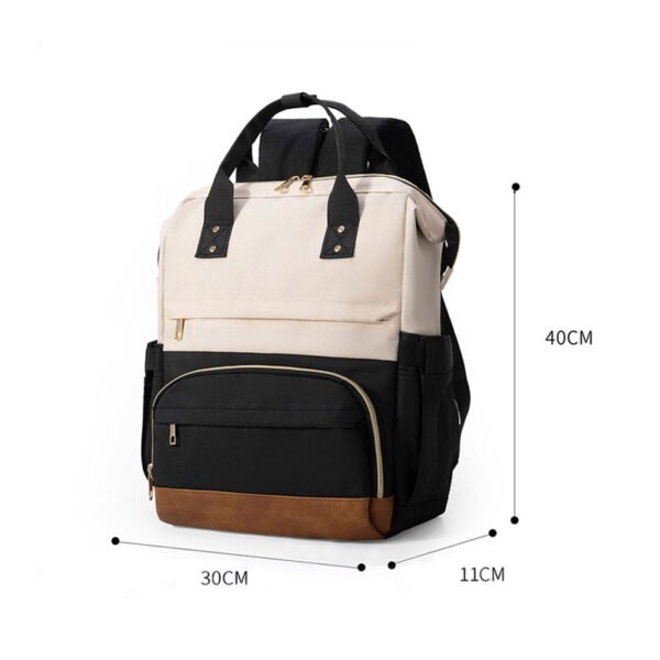 Waterproof Two-tone Travel Bag, Unisex Backpack - Image 10