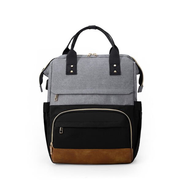 Waterproof Two-tone Travel Bag, Unisex Backpack - Image 2