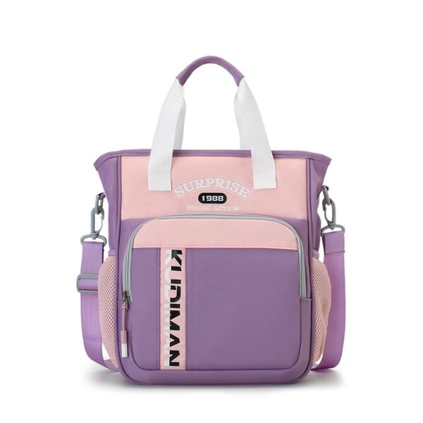 Elementary School Student Tutoring Bag, Ultra-light Children's Sling Bag, Large Capacity Book Bag