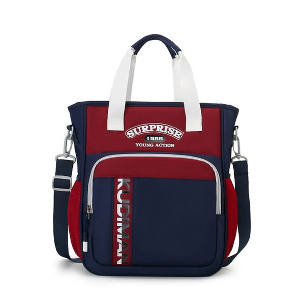 Elementary School Student Tutoring Bag, Ultra-light Children's Sling Bag, Large Capacity Book Bag - Image 6