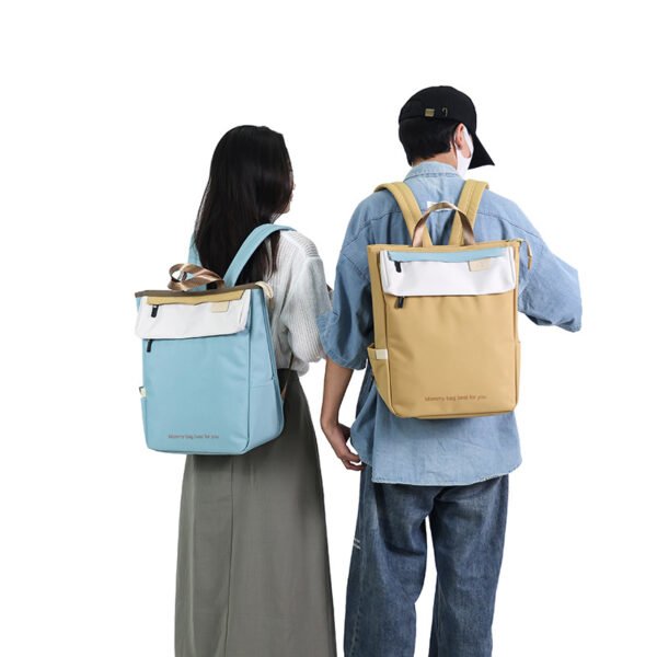 Unisex Simple and Stylish Large Capacity Splash-proof Everyday Lightweight Backpack - Image 3