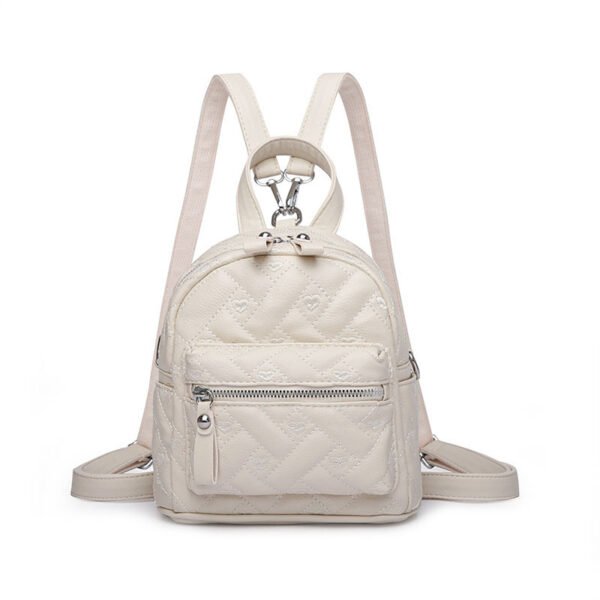 Retro Embossed Women's Shoulder Backpack