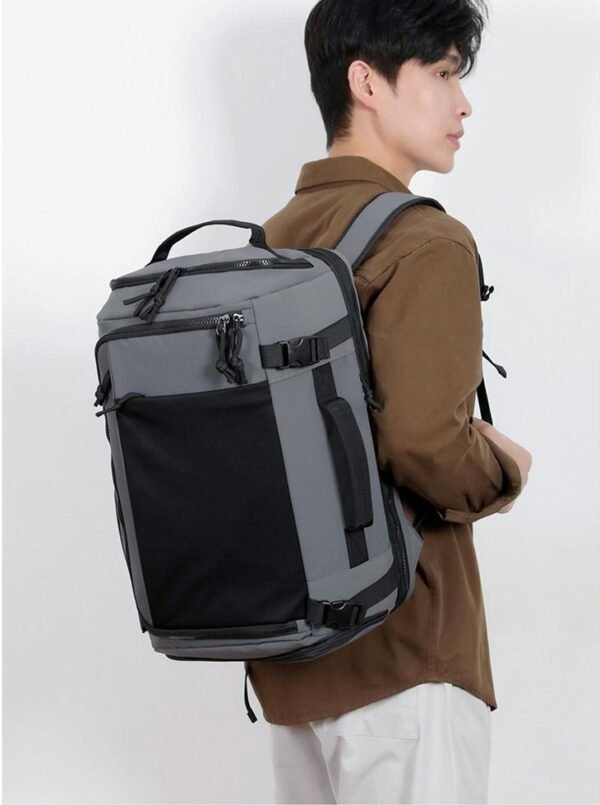 Dry-Wet Separation Sports Gym Bag with Independent Shoe Compartment for Travel and Business Trips, Waterproof nylon - Image 7
