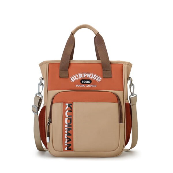 Elementary School Student Tutoring Bag, Ultra-light Children's Sling Bag, Large Capacity Book Bag - Image 5