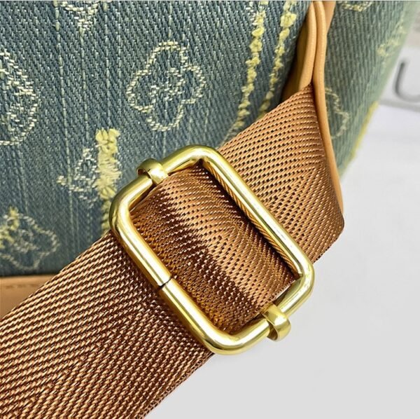 Cute Bear Backpack, Simple Canvas Travel Bag - Image 6
