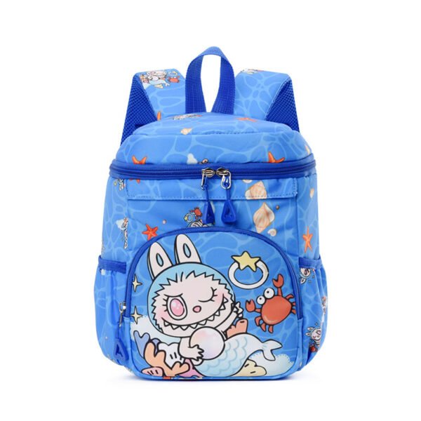 Kindergarten Labubu Cartoon Pattern Children's Backpack Oxford Cloth - Image 5