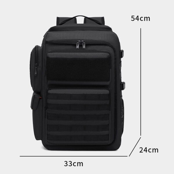 Large-Capacity Hiking Backpack Water-Resistant Outdoor Camping Backpack Camouflage Tactical Backpack - Image 8