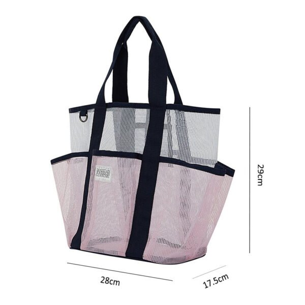 Hollowed-out Multi-pocket Mesh Storage Bag for Swimming - Image 4