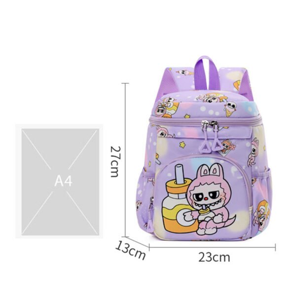 Kindergarten Labubu Cartoon Pattern Children's Backpack Oxford Cloth - Image 13