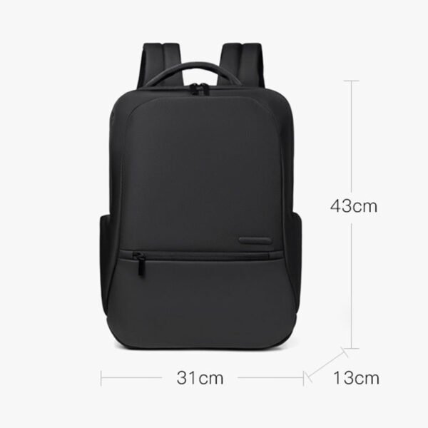 Multi-Compartment Hanging Handle Business Laptop Bag Water-Resistant Backpack for Commuting - Image 7