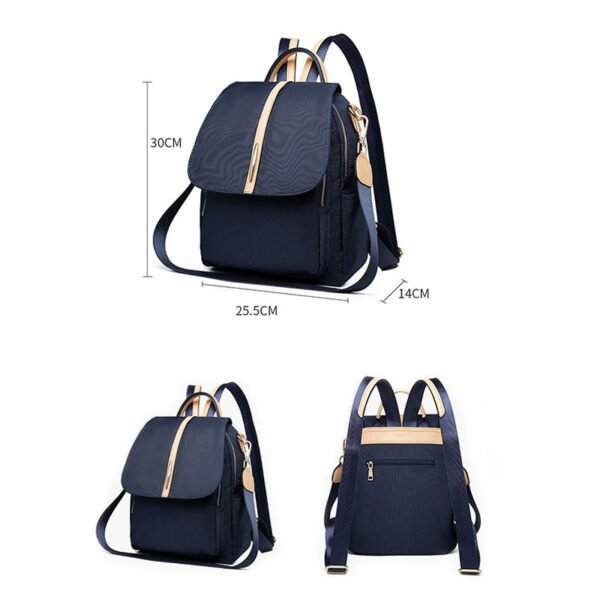 Women's Waterproof Nylon Casual Backpack - Image 4