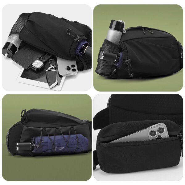 Unisex Shoulder Bag for Outdoor Travel and Waist Bag - Image 5