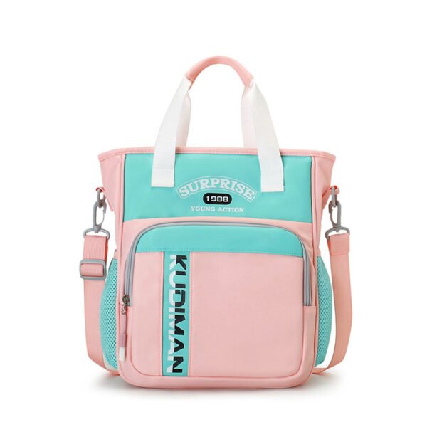 Elementary School Student Tutoring Bag, Ultra-light Children's Sling Bag, Large Capacity Book Bag - Image 3