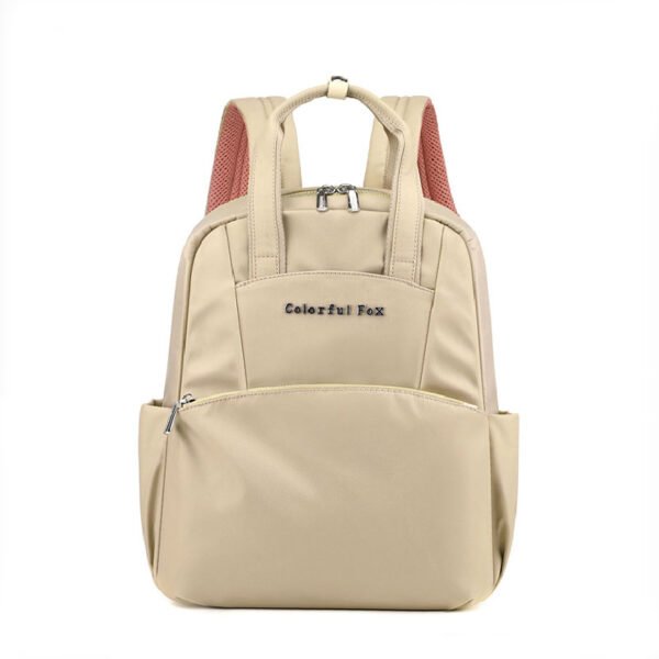 Colorful Fox All-match Lightweight Large Capacity Schoolbag Women's Leisure Commuter Travel Nylon Backpack - Image 4