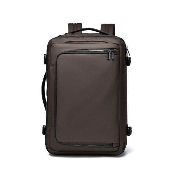Dry-Wet Separation Crossbody Business Backpack Men's Travel Backpack Wear-Resistant Fabric - Image 4