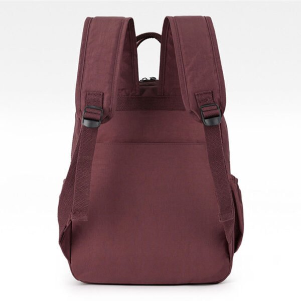 Nylon Cloth Backpack Large Capacity Fashion Portable Outing Travel Backpack School Bag - Image 4