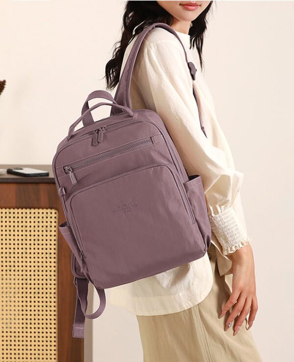 Colorful Fox Women's Travel Backpack: Lightweight, High-Capacity Nylon Backpack with Stylish Design - Image 10