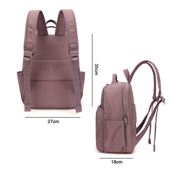 Colorful Fox Women's Travel Backpack: Lightweight, High-Capacity Nylon Backpack with Stylish Design - Image 14