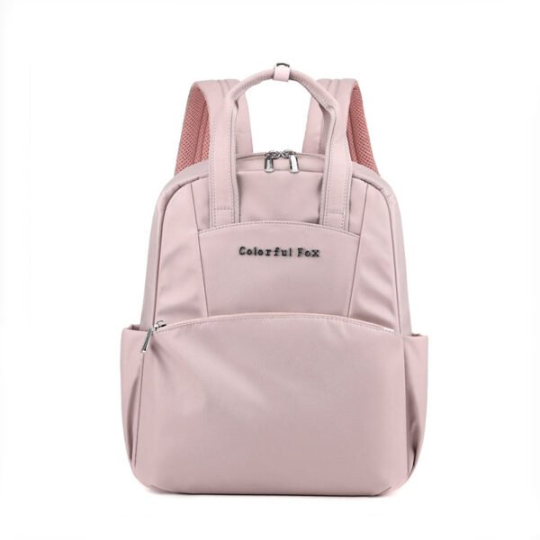Colorful Fox All-match Lightweight Large Capacity Schoolbag Women's Leisure Commuter Travel Nylon Backpack - Image 9