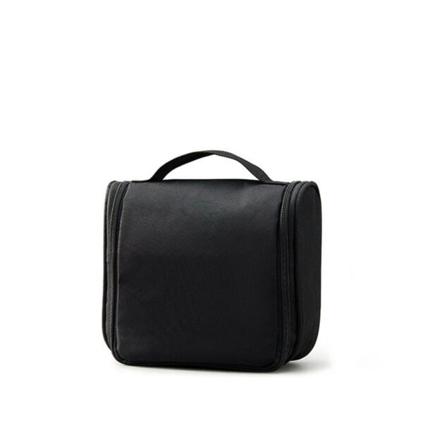 Flip Cover Toiletry Bag with Hook for Men's Travel Business Simple Storage Bag Oxford cloth