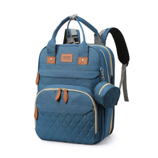 Mummy Bag Anti-mosquito Yarn Large Capacity Embroidered Baby Bag Multi-function Bed Bag Mummy Bag Trailer Bag - Image 2