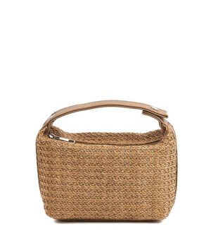 PP Straw Material Makeup Handbag