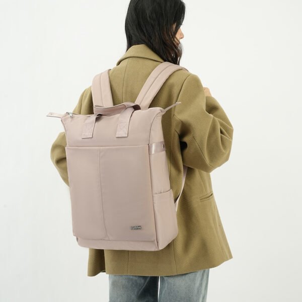 Nylon Multi-Compartment Backpack Large Capacity Casual Travel Backpack Women's Commuter Backpack - Image 2