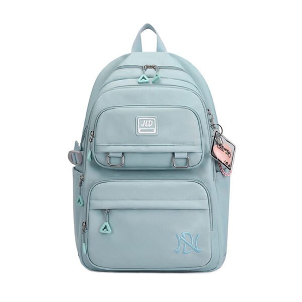 Versatile Large-capacity Nylon Backpack for Middle School Students