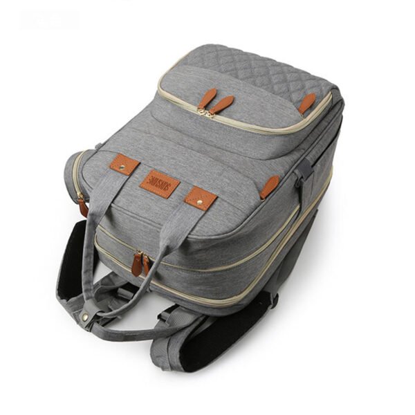 Mummy Bag Anti-mosquito Yarn Large Capacity Embroidered Baby Bag Multi-function Bed Bag Mummy Bag Trailer Bag - Image 9