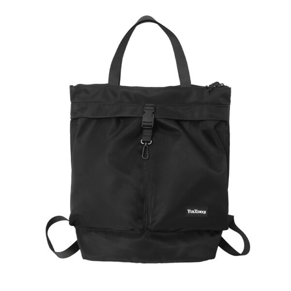Nylon Backpack for Men and Women, Commuting, Casual, Versatile, Portable One-Shoulder Dual-Use Lightweight Backpack