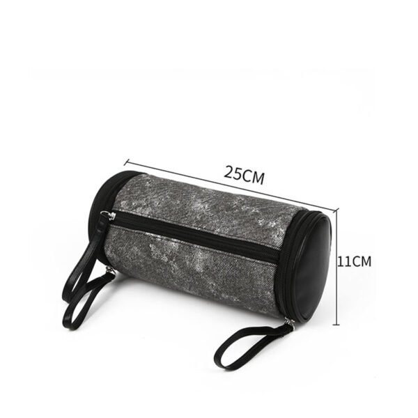 Simple and Portable Beauty Product Storage Cylindrical Bag - Image 6