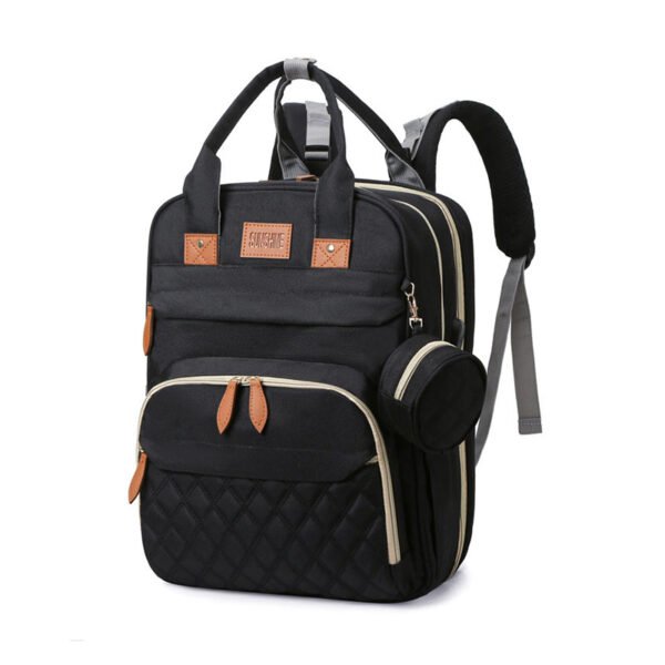 Mummy Bag Anti-mosquito Yarn Large Capacity Embroidered Baby Bag Multi-function Bed Bag Mummy Bag Trailer Bag - Image 5