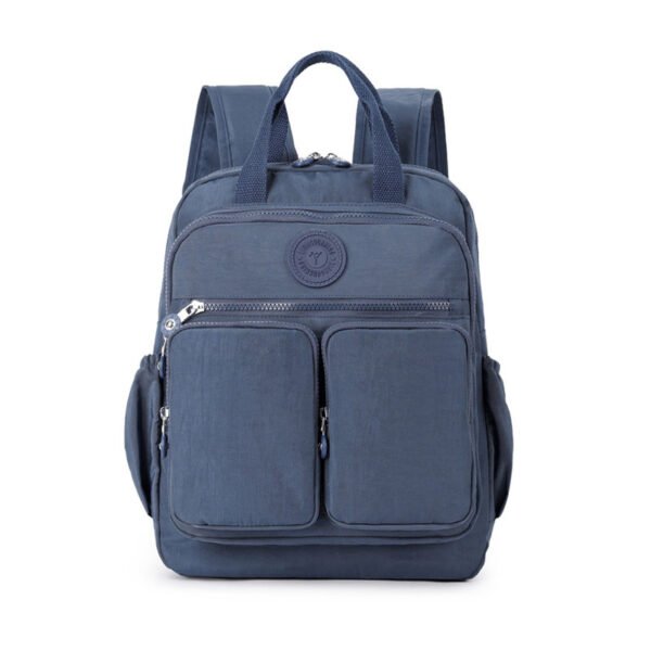 Nylon Cloth Backpack Large Capacity Fashion Portable Outing Travel Backpack School Bag - Image 6