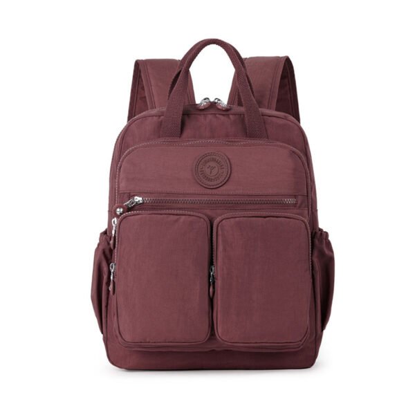 Nylon Cloth Backpack Large Capacity Fashion Portable Outing Travel Backpack School Bag