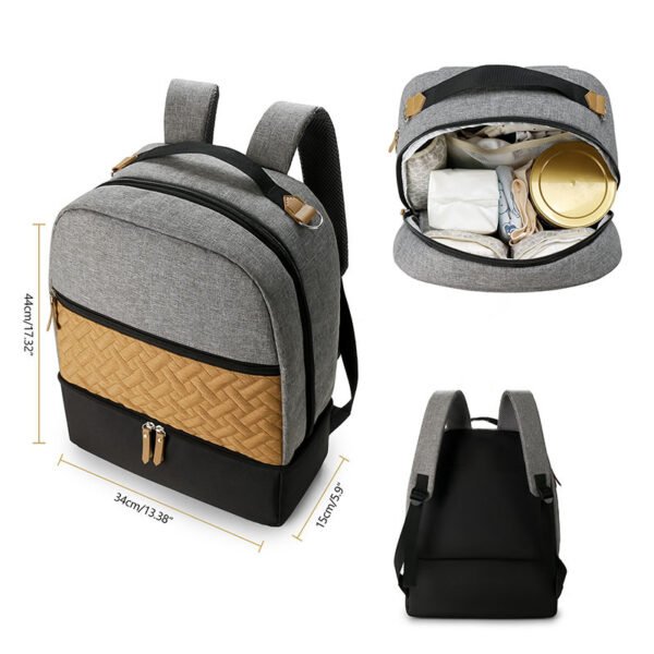 Mother-to-Child Maternity Travel Outdoor Picnic Baby Food Insulated Backpack - Image 6